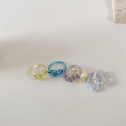 Hard Candy Ring Set (3 Colors) - Abbott Atelier