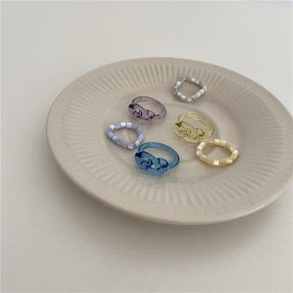Hard Candy Ring Set (3 Colors) - Abbott Atelier