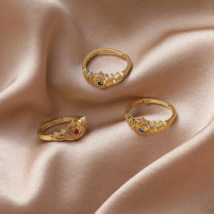 Royal Crown Ring (3 Colors) - Abbott Atelier
