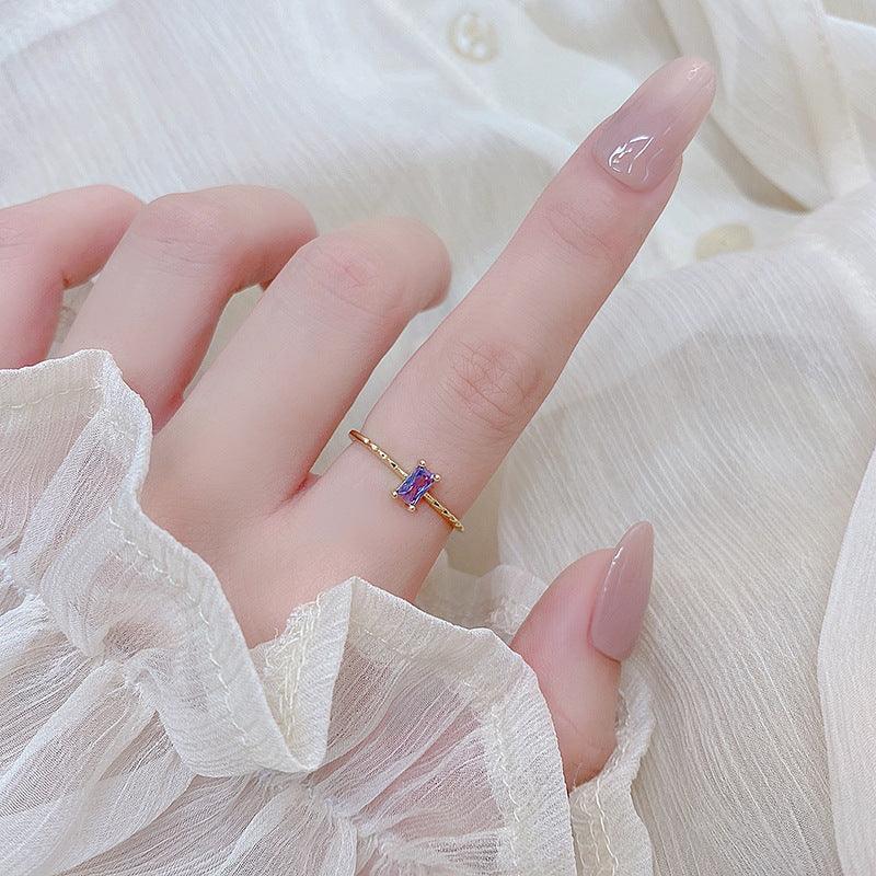 Purple Gem Ring - Lavender - Abbott Atelier