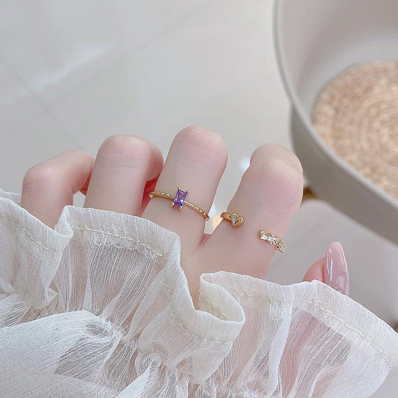 Purple Gem Ring - Lavender - Abbott Atelier