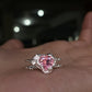 Pink Heart Ring (Solid Silver) - Abbott Atelier