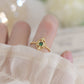 Baroque Emerald Ring - Elsie
