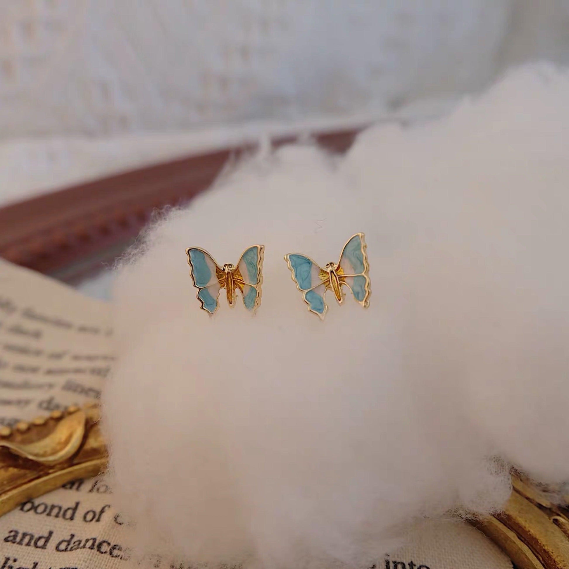 Butterfly Stud Earrings 016 - Abbott Atelier