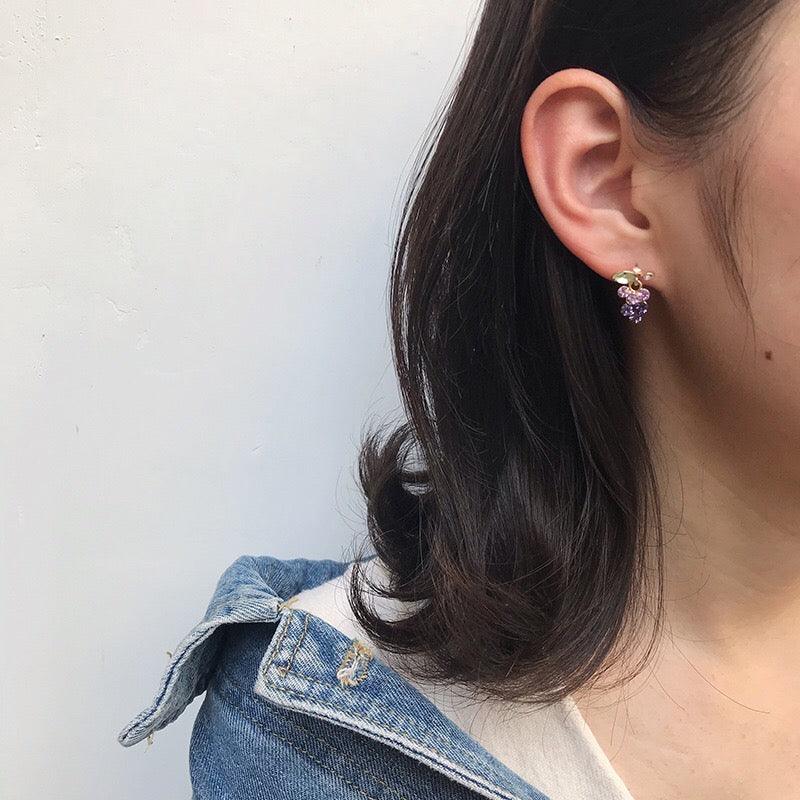 Grape Stud Earrings - Abbott Atelier