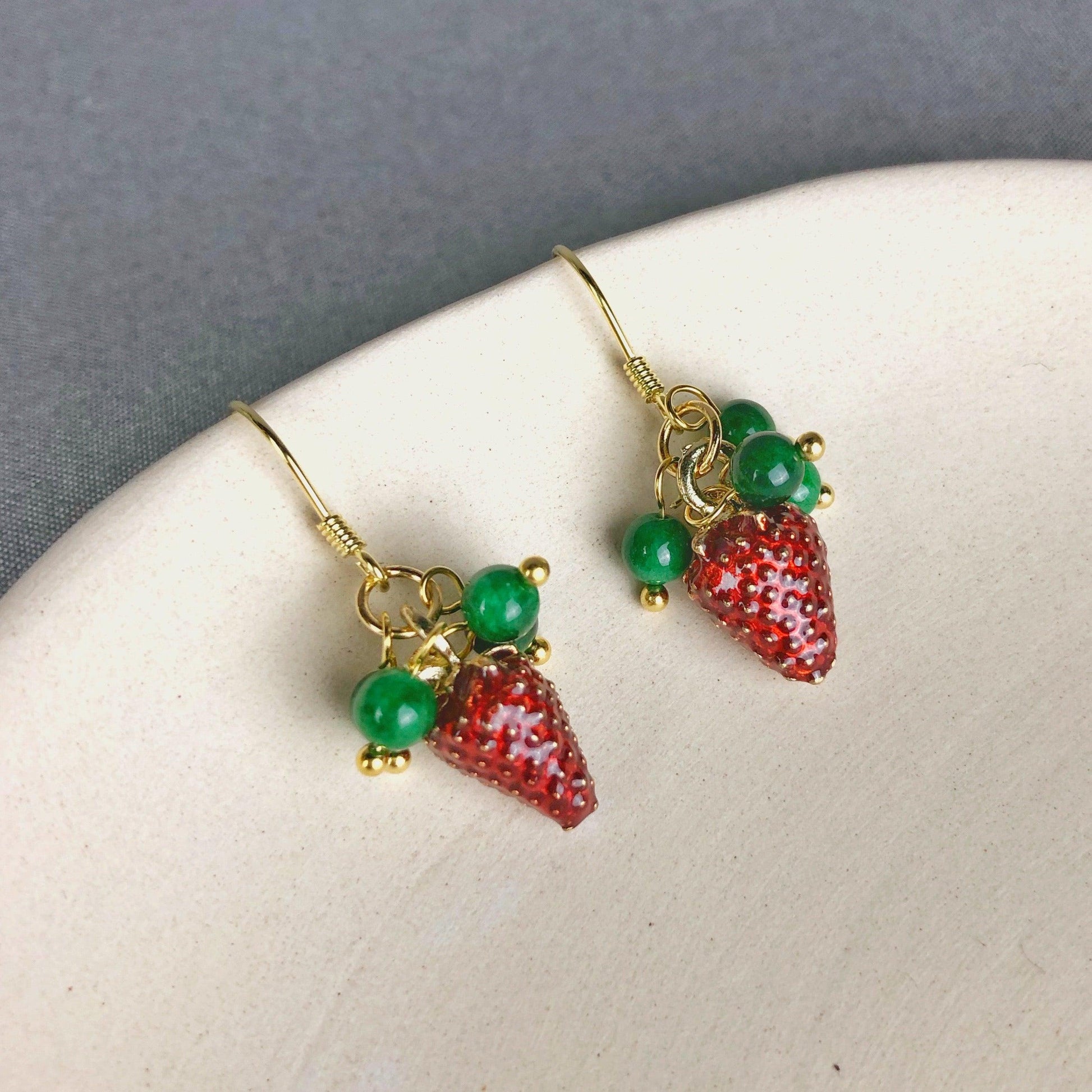 Strawberry Earrings 002 - Abbott Atelier