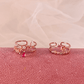 Floral Pink Gem Ring - Miranda - Abbott Atelier