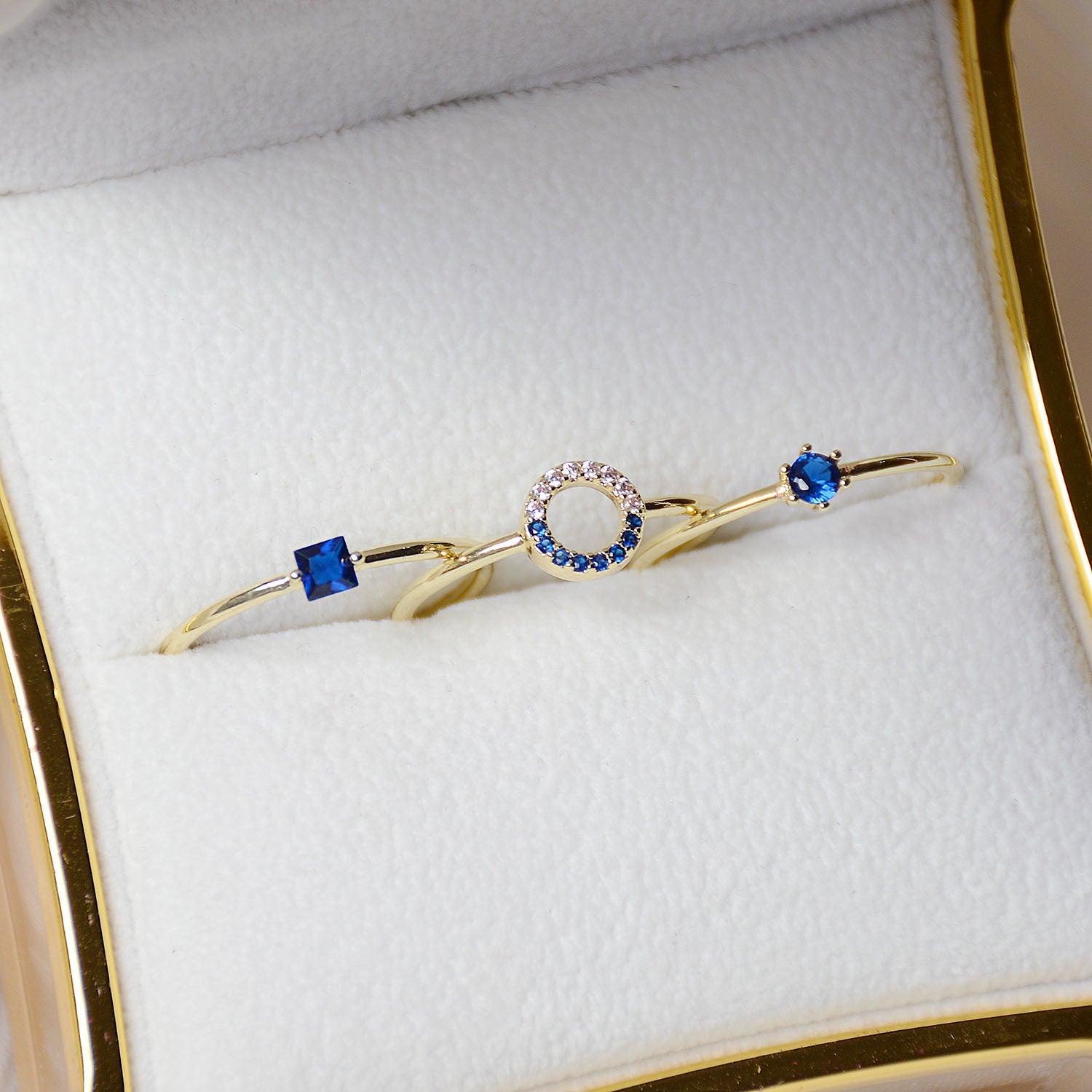 Sapphire Ring (3 Styles) (Solid Silver) - Abbott Atelier
