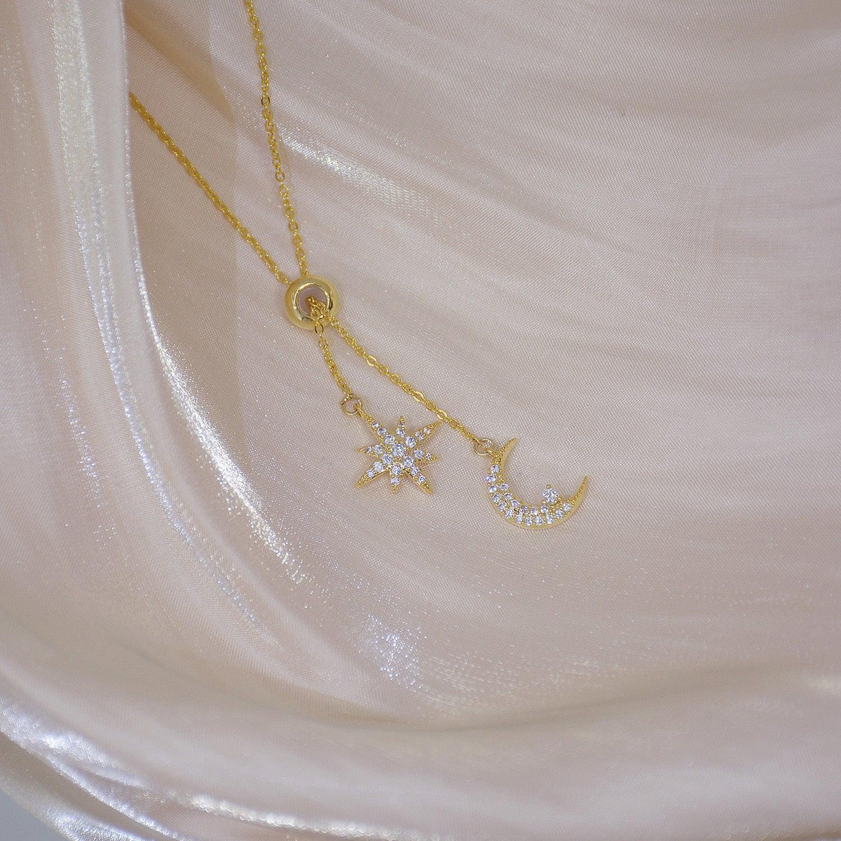 Renee Celestial Necklace - Gold-Plated - Abbott Atelier